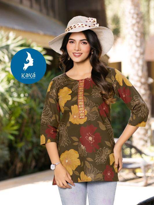 Kaya litika short top Kurti wholesale price online